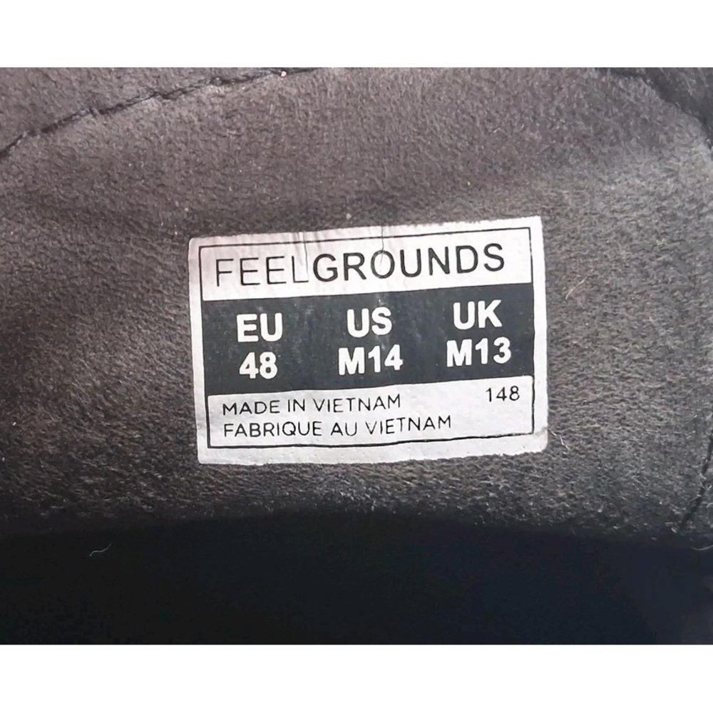 FEELGROUNDS Shoes Mens Size 14 Black Synthetic High Top Barefoot Casual Sneakers - Picture 11 of 13